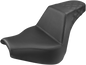 SADDLEMEN Step-Up Seat - Rear Lattice Stitch - Black - FXBR/S '18-'20 818-31-173