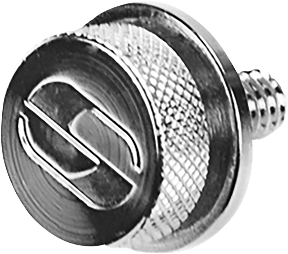 SADDLEMEN 1/4"-28 Seat Knob - Chrome 8900C