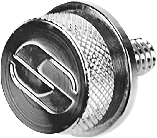 SADDLEMEN 1/4"-28 Seat Knob - Chrome 8900C