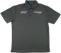 MOOSE OFFROAD Polo Shirt - Heather Charcoal - XL 3040-2657