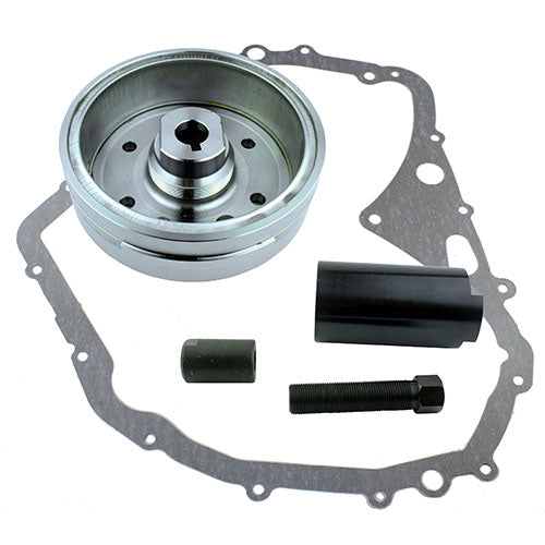 RMSTATOR KIT IMPROVED FLYWHEEL + FLYWHEEL PULLER + GASKET