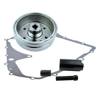 RMSTATOR KIT IMPROVED MAGNETO FLYWHEEL + PULLER + GASKET