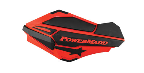 PowerMadd Sentinel Handguards for Polaris - Red and Black