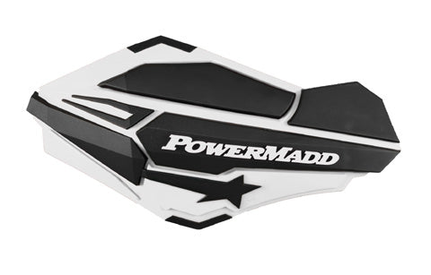 POWERMADD Sentinel Handguards in White and Black - Part #34428
