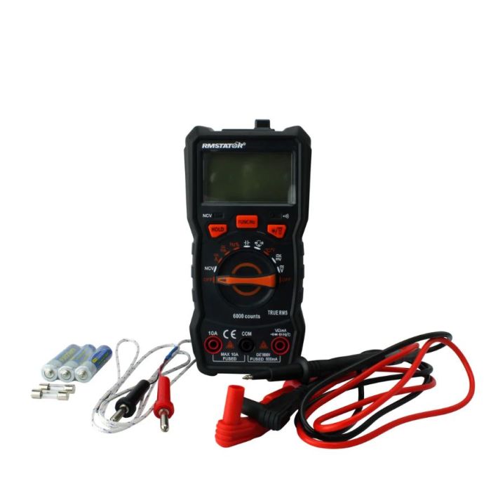 RMSTATOR DIGITAL MULTIMETER DC / AC VOLTAGE RESISTANCE