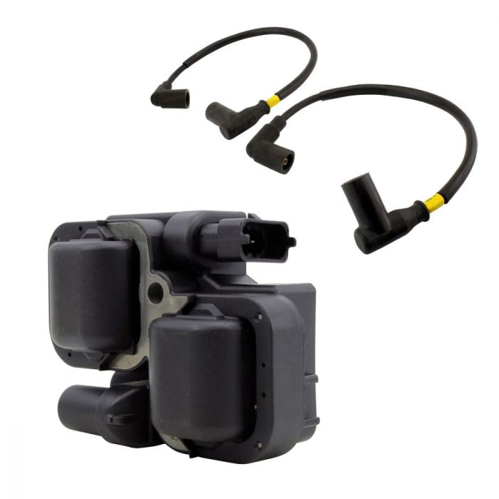 RMSTATOR KIT EXTERNAL IGNITION COIL + SPARK PLUG CAPS