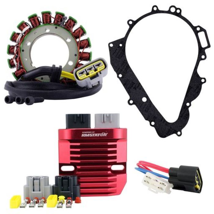 GENERATOR STATOR + MACHINED ALUMINUM SERIES REGULATOR