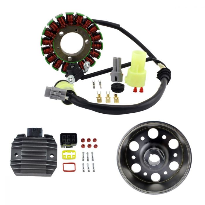 RMSTATOR KIT HIGH OUTPUT STATOR + FLYWHEEL + REGULATOR