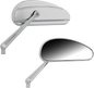 ARLEN NESS Mirrors - Downdraft - Side View - Elongated - Chrome 510-027