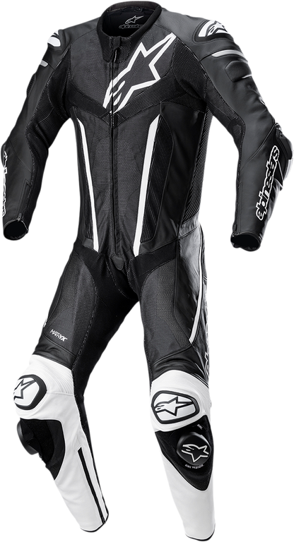 ALPINESTARS Fusion 1-Piece Suit - Black/White - US 44 / EU 54 3153022-12-54