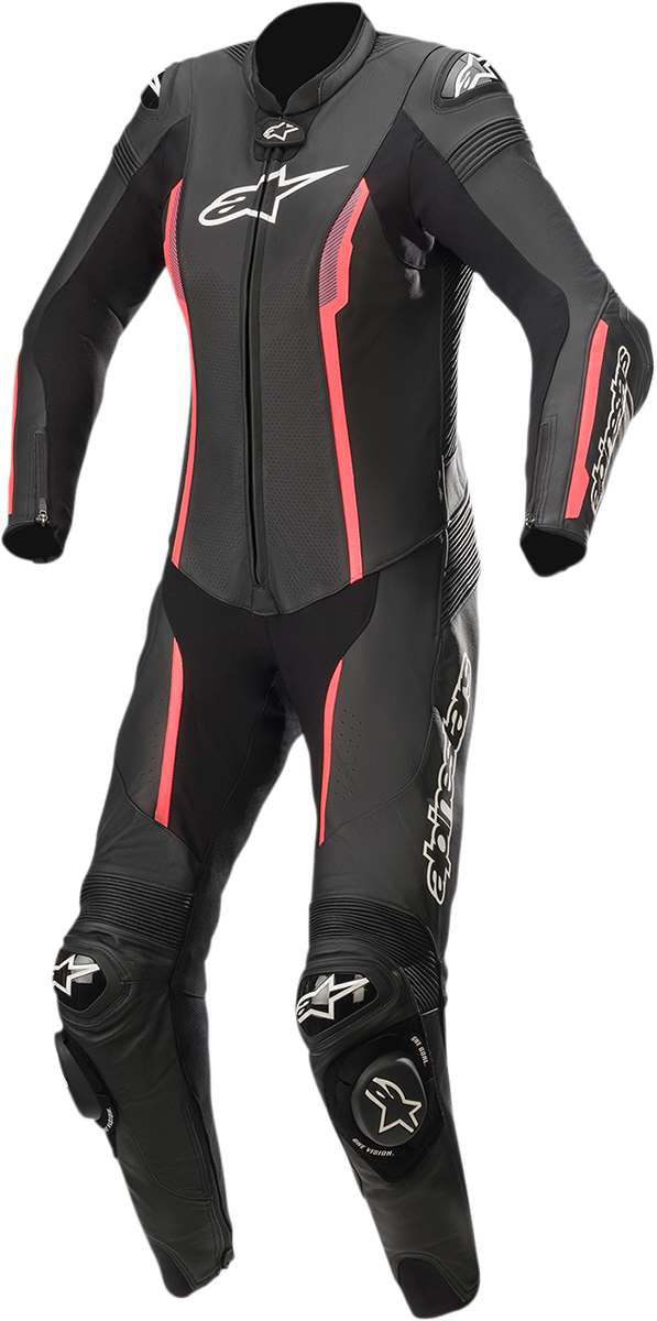 ALPINESTARS Stella Missile v2 1-Piece Leather Suit - Black/Pink - US 4 / EU 40 3180122-1838-40