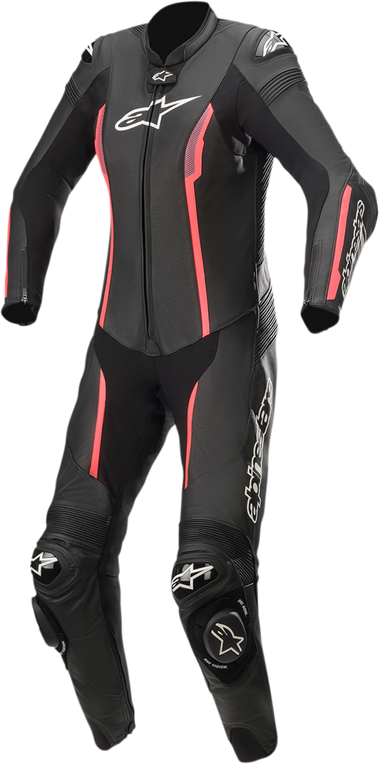 ALPINESTARS Stella Missile v2 1-Piece Leather Suit - Black/Pink - US 12 / EU 48 3180122-1838-48