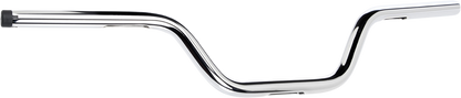 BILTWELL 1" Handlebar w/ TBW Plugs - Tracker High - Chrome 6009-1057