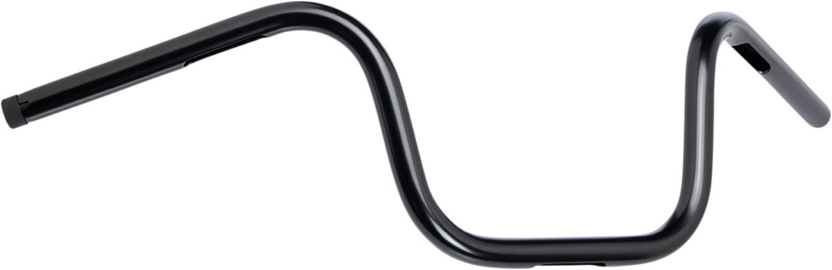 BILTWELL 1" Handlebar w/ TBW Plugs - Chumps - Black 6005-2017