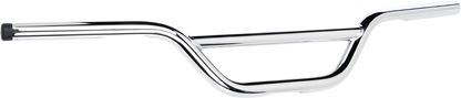 BILTWELL 1" Handlebar w/ TBW Plugs - Moto - Chrome 6016-1057