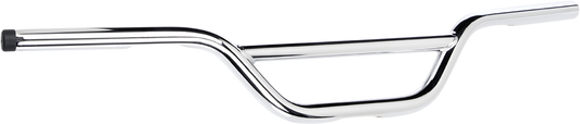 BILTWELL 1" Handlebar w/ TBW Plugs - Moto - Chrome 6016-1057
