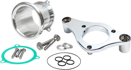 FEULING PARTS 3" Velocity Stack with Backing Plate Kit - Chrome 5402