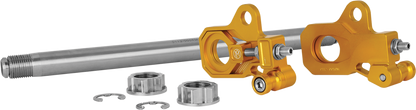 PERFORMANCE MACHINE (PM) Axle Adjuster Kit - Rear - Gold 0117-0028M-G