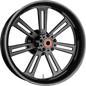 PERFORMANCE MACHINE (PM) Wheel - Sierra - Rear - Single Disc/with ABS - Black - 18x5.5 1269-7814R-SRR-SMB