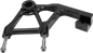 PERFORMANCE MACHINE (PM) Rear Radial Mount Caliper Bracket - Anodized Black 0023-1828AGNM-A-B