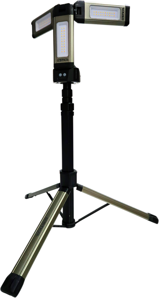 RISK RACING Shop Light w/Tripod - Work Area/Mobile - 2000 Lumens - Rechargeable 12681