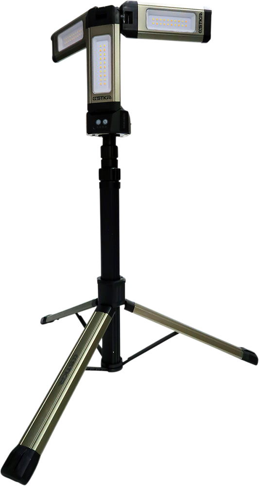 RISK RACING Shop Light w/Tripod - Work Area/Mobile - 2000 Lumens - Rechargeable 12681