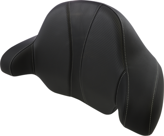SADDLEMEN Tour-Pak® Backrest Pad - Dominator Seat - Black - FL '14-'23 814-07-TPACK-D