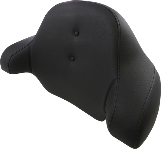 SADDLEMEN King Tour-Pak® Backrest Pad - RoadSofa - Pillow Top - Black - FL '14-'23 814-07-TPACK-PT
