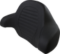 SADDLEMEN Tour-Pak® Backrest Pad - Slim - Roll & Pleat - Black - FL '14-'23 814-07-TPACK-RP