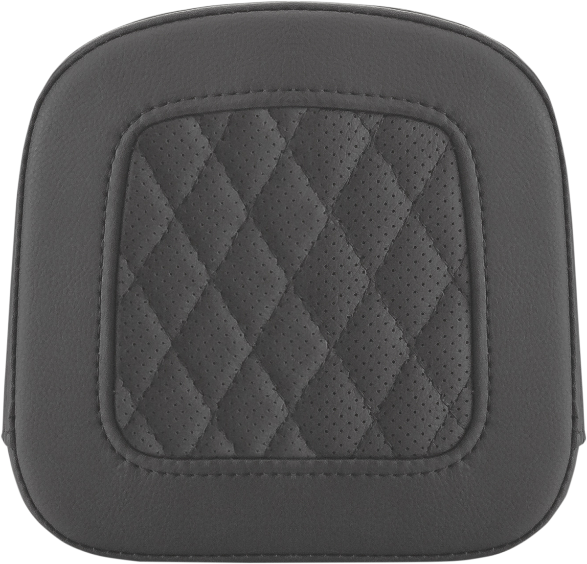 SADDLEMEN Sissy Bar Pad - Lattice Stitched - Black - FL '97-'23 0407SM