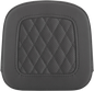 SADDLEMEN Sissy Bar Pad - Lattice Stitched - Black - FL '97-'23 0407SM