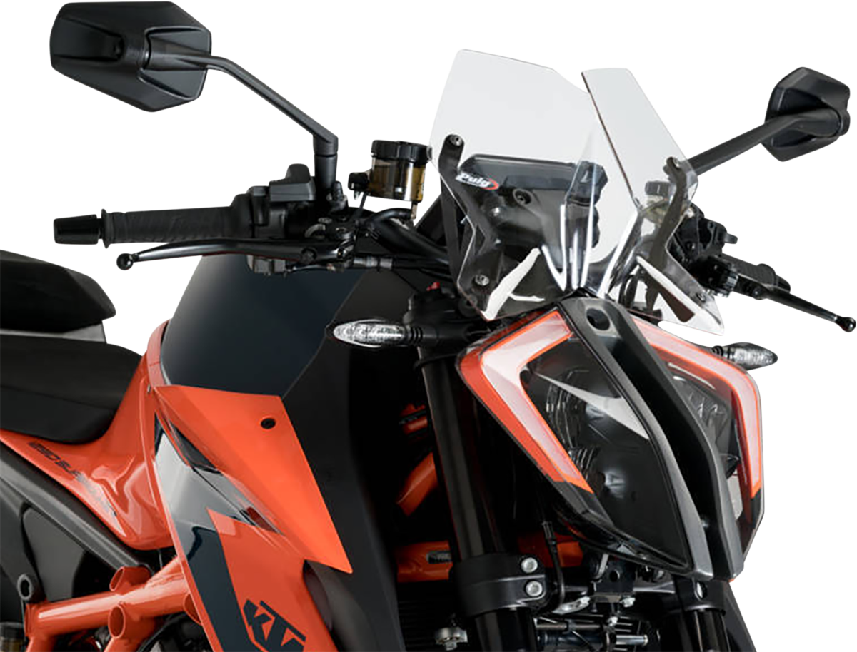 PUIG HI-TECH PARTS New Generation Windscreen - 10-1/2" - Clear - 1290 Super Duke R 20425W