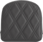 SADDLEMEN Sissy Bar Pad - Lattice Stitched - Black - Universal 0408SDC