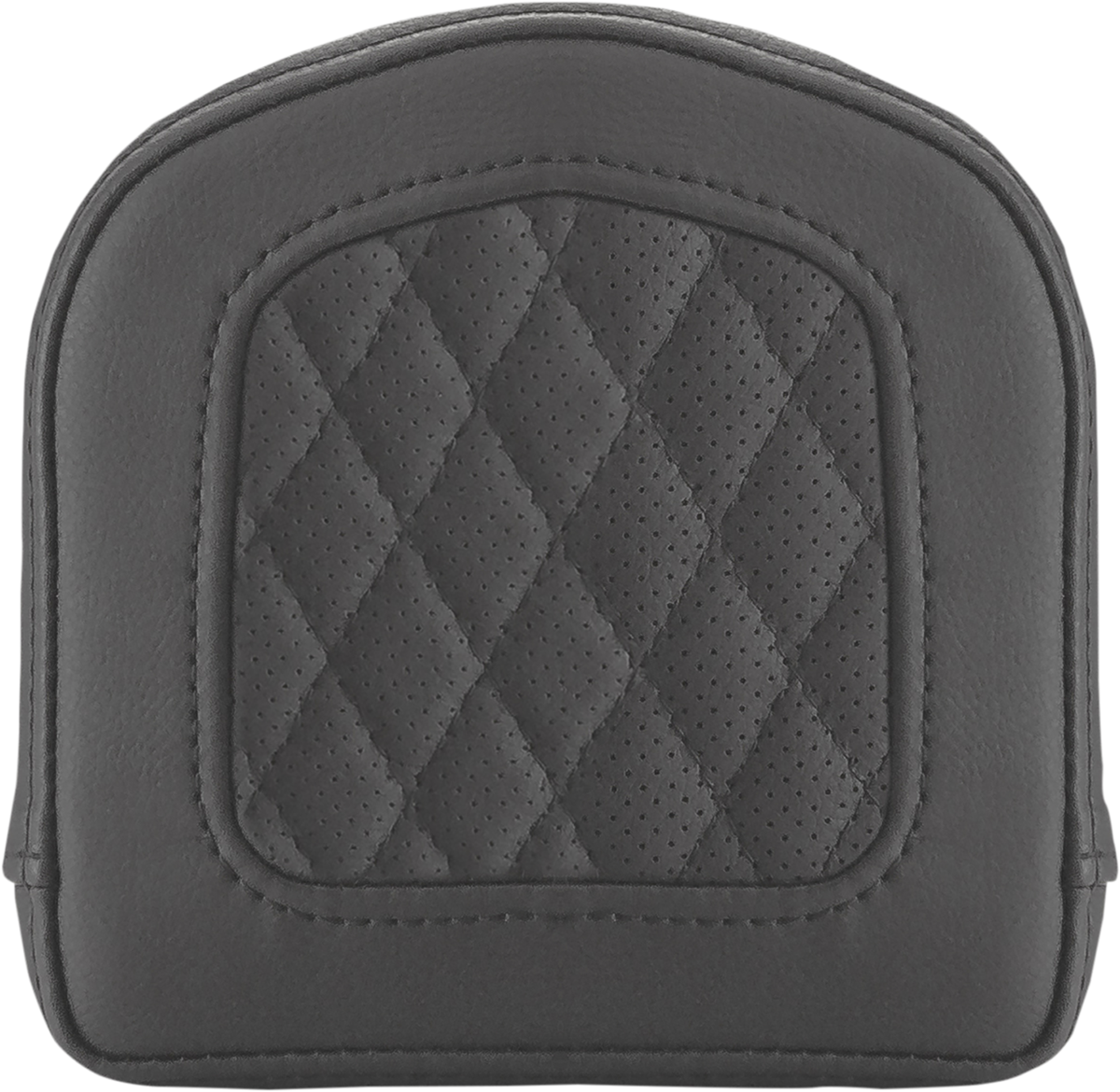 SADDLEMEN Sissy Bar Pad - Lattice Stitched - Black - Universal 0408SM