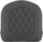 SADDLEMEN Sissy Bar Pad - Lattice Stitched - Black - Universal 0408SM