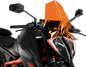 PUIG HI-TECH PARTS New Generation Windscreen - 16-1/4" - Orange - 1290 Super Duke R 20461T