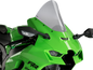 PUIG HI-TECH PARTS Race Windscreen - 12-1/2" - Smoke - Ninja ZX-10R 20540H