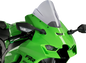 PUIG HI-TECH PARTS Race Windscreen - 12-1/2" - Smoke - Ninja ZX-10R 20541H