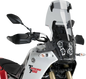 PUIG HI-TECH PARTS Touring Windscreen w/Visor - Smoke - Tenere 700 3728H