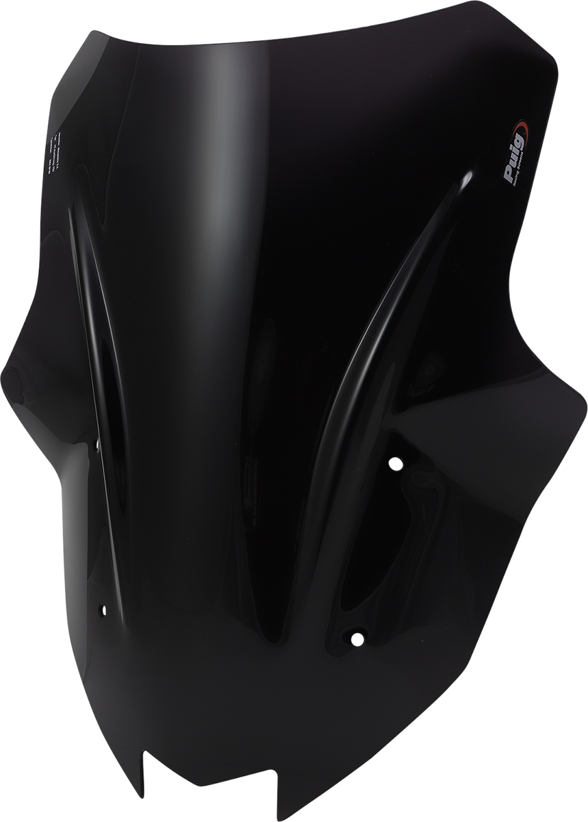 PUIG HI-TECH PARTS Race Windscreen - 18-1/2" - Dark Smoke - Kawasaki 20471F