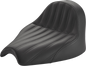 SADDLEMEN Knuckle Solo Seat - Black - Chief I21-04-0023