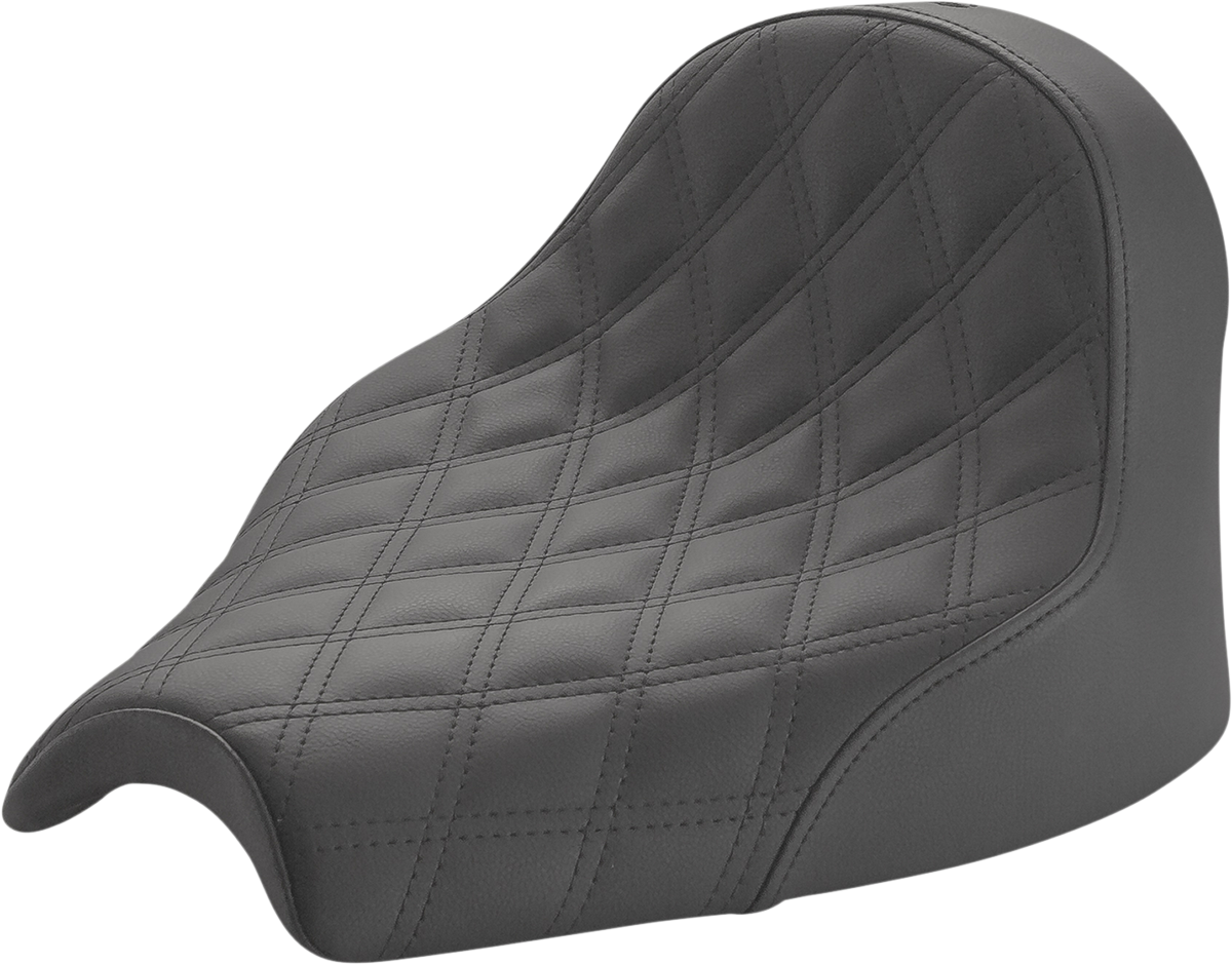 SADDLEMEN Renegade™ Solo Seat - Lattice Stitched - Black - Chief '22-'24 I21-04-002LS