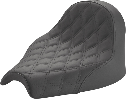 SADDLEMEN Renegade™ Solo Seat - Lattice Stitched - Black - Chief '22-'24 I21-04-002LS