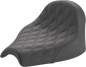 SADDLEMEN Renegade™ Solo Seat - Lattice Stitched - Black - Chief '22-'24 I21-04-002LS