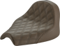 SADDLEMEN Renegade™ Solo Seat - Lattice Stitched - Brown - Chief '22-'24 I21-04-002BLS