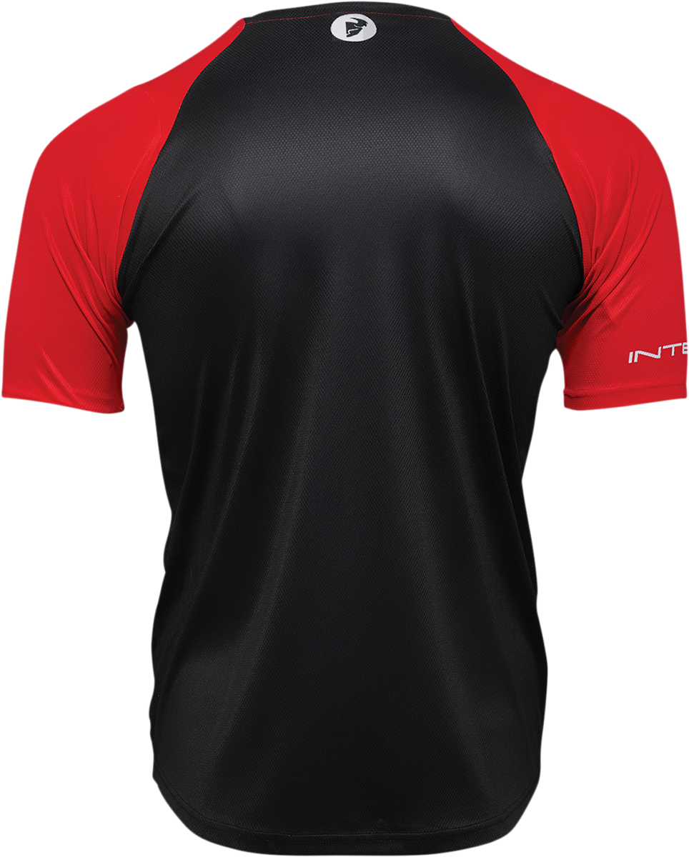 THOR Intense Assist Chex Short-Sleeve Jersey - Red/Black - Medium 5120-0140