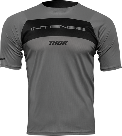 THOR Intense Assist Dart Short-Sleeve Jersey - Gray/Black - XS 5120-0156