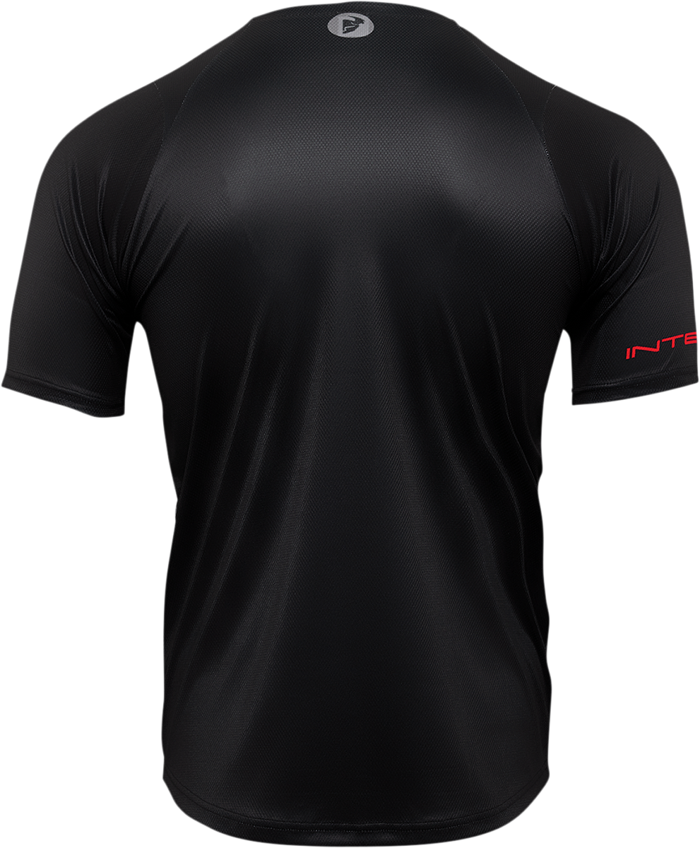 THOR Intense Assist Chex Short-Sleeve Jersey - Black/Gray - Large 5120-0147