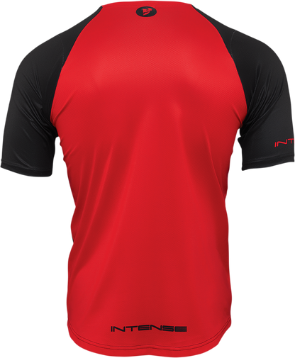 THOR Intense Assist Dart Short-Sleeve Jersey - Black/Red - Large 5120-0153