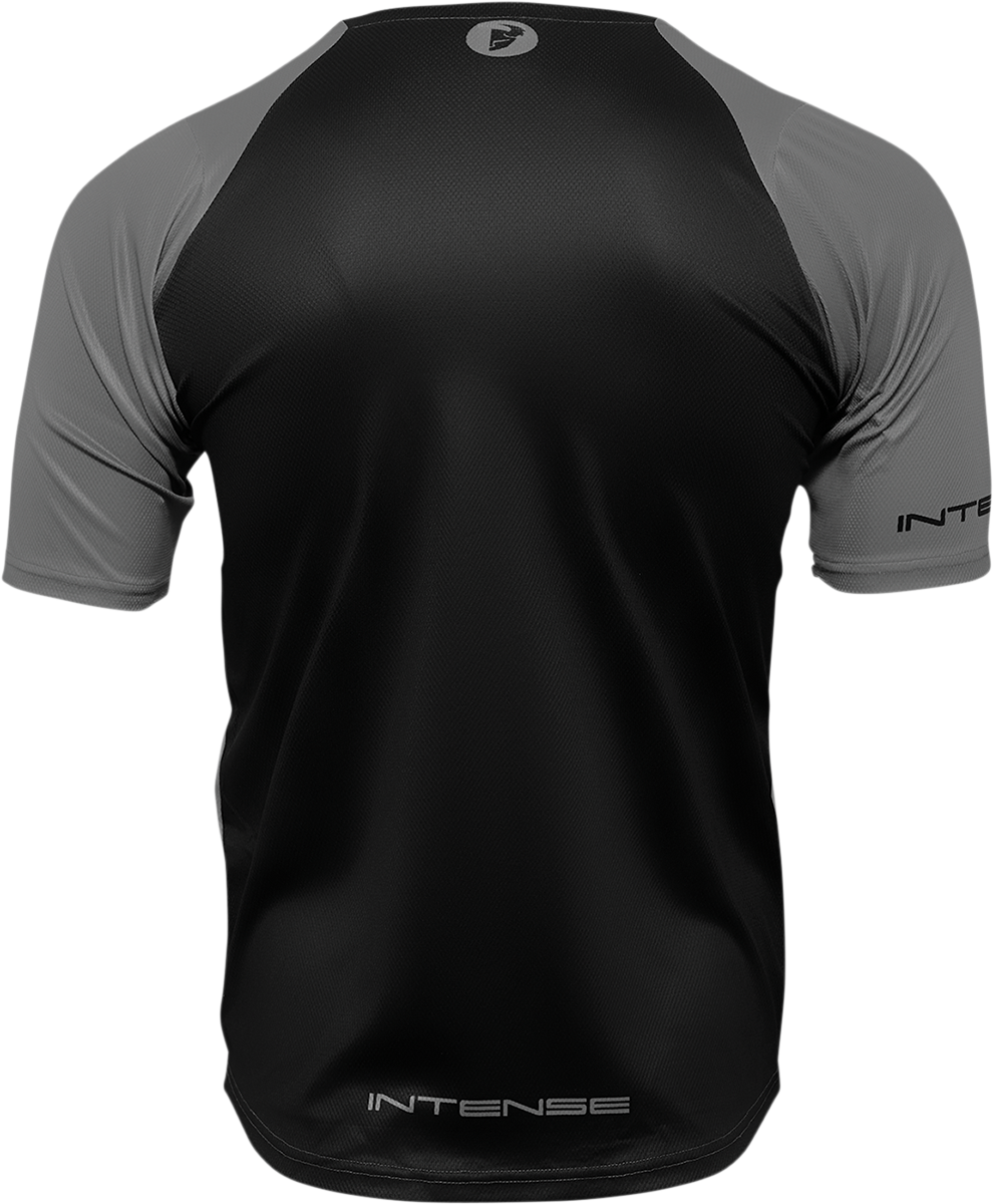THOR Intense Assist Dart Short-Sleeve Jersey - Gray/Black - Small 5120-0157